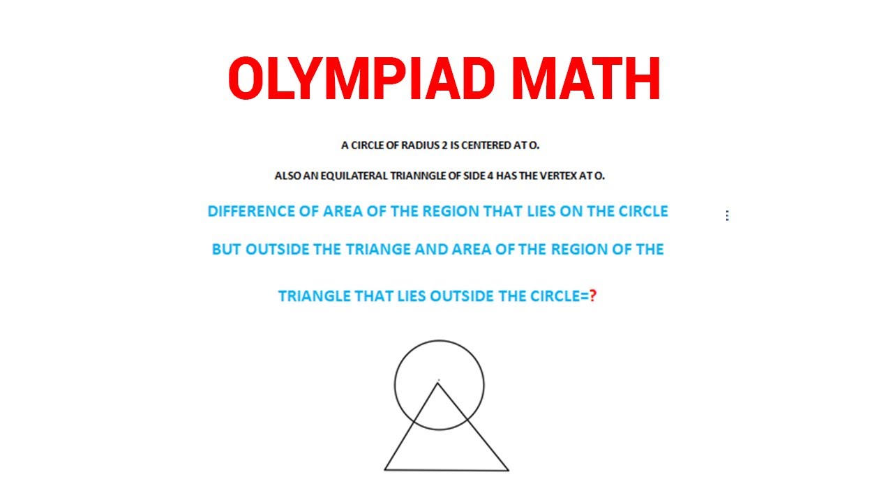 Find the difference of areas as stated by the problem