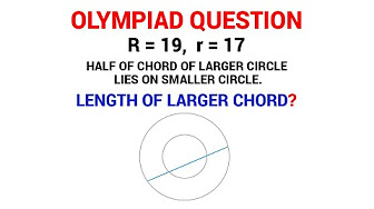 Find the length of the larger chord